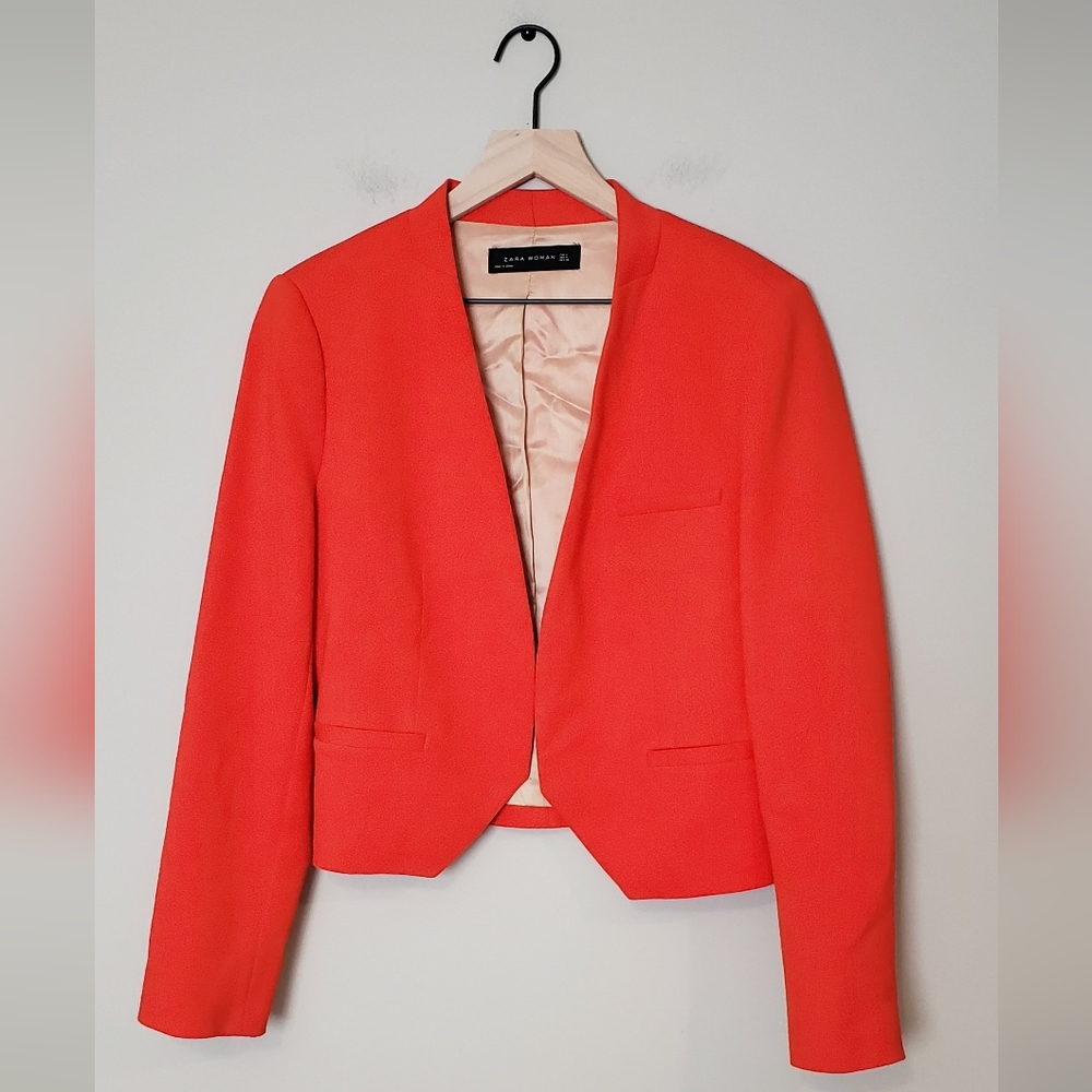 Zara Red Blazer